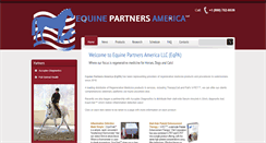 Desktop Screenshot of equinepartnersamerica.com